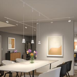 Paulmann URail LED-Spot Circle, 3stepdim, 4.000K, λευκό φως, ρυθμιζόμενος, Λευκό, Σαλόνι / τραπεζαρία, Μέταλλο, σύγχρονο
