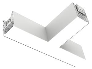 The Light Group SLC LED γωνιακό στοιχείο Click T, AC, σύνδεση αριστερά, λευκό, ρυθμιζόμενος, Λευκό, Σαλόνι / τραπεζαρία, Αλουμίνιο, σύγχρονο