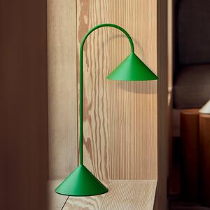 FRANDSEN LED-Akku-Tischleuchte Grasp, πράσινο, ύψος 47 cm, ρυθμιζόμενος, Πράσινο, Μέταλλο, σχεδιασμός