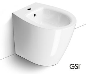 GSI Modo Swirl Μπιντέ Δαπέδου Λευκό Πορσελάνινο 52cm