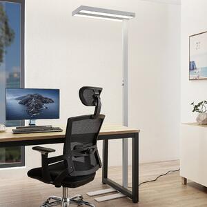 Arcchio LED-Stehleuchte Logan Pro, λευκό, αισθητήρας, ρυθμιζόμενη ένταση, ρυθμιζόμενος, Λευκό, Μελέτη / Γραφείο, Αλουμίνιο, σύγχρονο