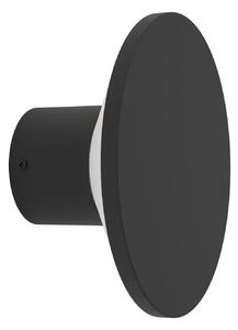 EGLO Εξωτερικός φωτιστικός τοίχου LED Rigosa, μαύρος, Ø 10 cm, μέταλλο, Μαύρο, Μέταλλο, σύγχρονο