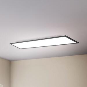 B.K. Licht LED πάνελ Odin Remote CCT, 100 x 25 cm, μαύρο, ρυθμιζόμενος, Μαύρο, Μελέτη / Γραφείο, Μέταλλο, σύγχρονο