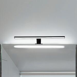 B.K. Licht Φωτιστικό LED για καθρέφτη Bill, Π 60 cm, μαύρο, μέταλλο, 4.000 K, Μαύρο, Μπάνιο, Μέταλλο, σύγχρονο