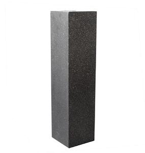 Supergreens Ανθοστήλη Πήλινη ''Terazzo'' Μαύρο M 28x28x100 εκ