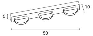 Απλίκα Τοίχου LED Eurolamp 144-80003 Chrome