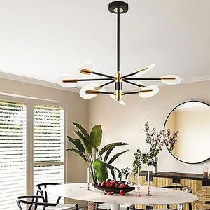 Φωτιστικό Οροφής Πολύφωτο LED 3 CCT Eurolamp 144-10012 Black/Gold