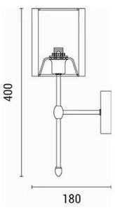 Απλίκα Τοίχου Eurolamp Veli 144-24050 White