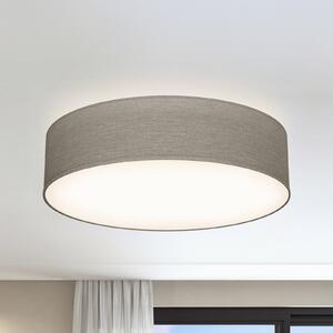 B.K. Licht Φωτιστικό οροφής Litora, ταύπ, Ø 38 cm, ύφασμα, E27, ρυθμιζόμενος, Καφέ / Σκουριάς, Σαλόνι / τραπεζαρία, Ύφασμα / Κλωστοϋφαντουργία