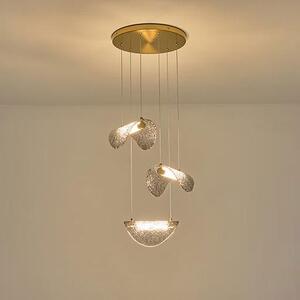 Φωτιστικό Οροφής Τρίφωτο LED Eurolamp Isola 144-18005 Bronze/Grey