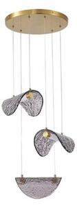 Φωτιστικό Οροφής Τρίφωτο LED Eurolamp Isola 144-18005 Bronze/Grey