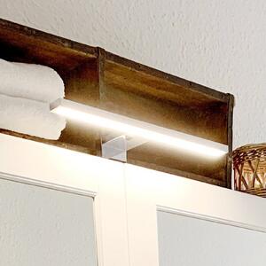 B.K. Licht Φωτιστικό LED για καθρέφτη Mira, πλάτος 30 cm, χρώμιο, μέταλλο, 4.000 K, Ασημένιο, Μπάνιο