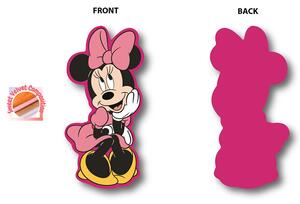 Διακοσμητικό Μαξιλάρι Βελουτέ Dimcol Minnie 454 Fuchsia 15cm