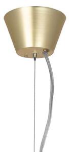 Globen Lighting Κρεμαστό φωτιστικό Torrano, καφέ, Ø 30 cm, ρυθμιζόμενος, Καφέ / Σκουριάς, Σαλόνι / τραπεζαρία, Γυαλί, σχεδιασμός, Σφαίρα