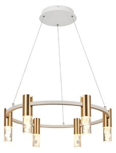 Φωτιστικό Οροφής Πολύφωτο LED 3 CCT Aca Oasis CN6P43PGWCCT Brass Gold/Sand White