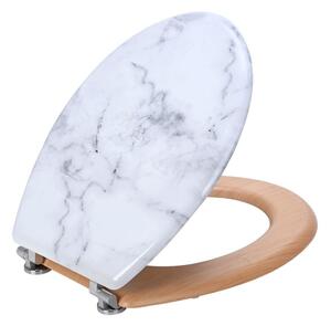 ESTIA ΚΑΠΑΚΙ ΛΕΚΑΝΗΣ MARBLE ΜΕ ΜΕΝΤΕΣΕΔΕΣ ΑΠΟ ΚΡΑΜΑ ΨΕΥΔΑΡΓΥΡΟΥ
