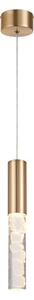 Φωτιστικό Οροφής Μονόφωτο LED 3 CCT Aca Oasis CNP7PGCCT Brass Gold