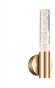 Απλίκα Τοίχου LED 3 CCT Aca Oasis CNW7PGCCT Brass Gold