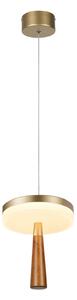 Φωτιστικό Οροφής Μονόφωτο LED 3 CCT Aca Asian CNP11WGCCT Gold