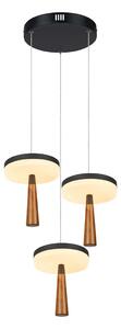 Φωτιστικό Οροφής Τρίφωτο LED 3 CCT Aca Asian CN3P32WBKCCT Sand Black