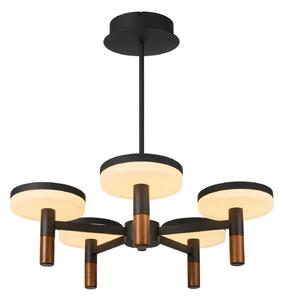 Φωτιστικό Οροφής Πολύφωτο LED 3 CCT Aca Asian CN5P52WBKCCT Sand Black