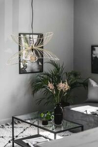 Globen Lighting Κρεμαστό φωτιστικό RAY, ορείχαλκος, Ø 70 cm, ρυθμιζόμενος, Χρυσό / Ορείχαλκου, Σαλόνι / τραπεζαρία, Μέταλλο, σύγχρονο