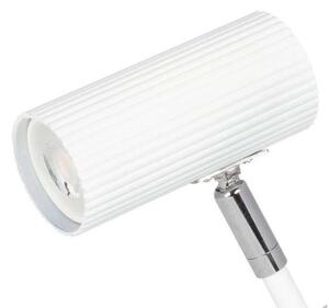 Globen Lighting Φωτιστικό με σφιγκτήρα Hubble, λευκό, Λευκό, Σαλόνι / τραπεζαρία, Μέταλλο, σχεδιασμός