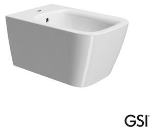 GSI Nubes Swirl 9615 Κρεμαστό μπιντέ 55εκ Λευκό Γυαλιστερό