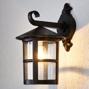 Lindby Φωτιστικό τοίχου Florentine, 35 cm, χρώμα σκουριάς, αλουμίνιο, IP44, ρυθμιζόμενος, Καφέ / Σκουριάς, Μέταλλο, σύγχρονο