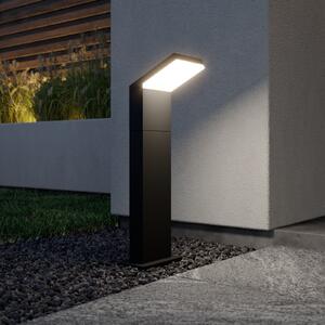 Arcchio Φωτιστικό δρόμου LED Yolena, 60 cm, ανθρακί, αλουμίνιο, Μαύρο, Μέταλλο, σύγχρονο