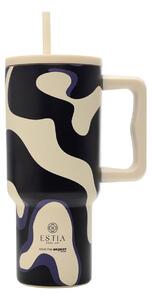 Κούπα Θερμός Με Λαβή & Καλαμάκι 900ml Estia Save The Aegean Tumbler Bold Drift 01-36249