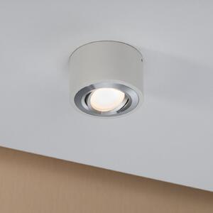 Paulmann LED οροφής Argun, λευκό, Ø 10 cm, μέταλλο, ρυθμιζόμενος, Λευκό, Σαλόνι / τραπεζαρία, Μέταλλο, σύγχρονο