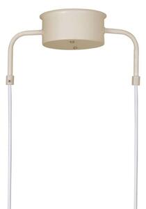 Globen Lighting Κρεμαστό φωτιστικό CURVE 5, μπεζ, 5 φτερά, 165 cm, ρυθμιζόμενος, Μπεζ, Σαλόνι / τραπεζαρία, Μέταλλο, Vintage