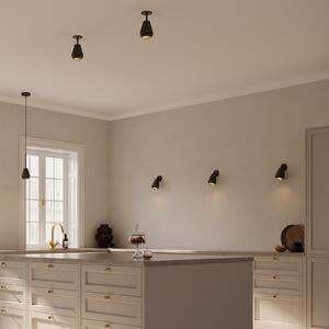 Nuura Aps Εντοιχισμένος προβολέας Anoli Spot Recessed, Ø 10 cm, μαύρος, ρυθμιζόμενος, Μαύρο, Σαλόνι / τραπεζαρία, Μέταλλο, Σκανδιναβικό, Εσοχή οροφής