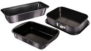Berlinger Haus Σετ Αντικολλητικά Ταψιά 3 τμχ Metallic Line Carbon Pro Edition BH-7634