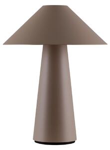 Globen Lighting Φωτιστικό τραπεζιού με μπαταρία Cannes, καφέ, 26 cm, IP44, ρυθμιζόμενος, Καφέ / Σκουριάς, Σαλόνι / τραπεζαρία, Πλαστικό, Σκανδιναβικό