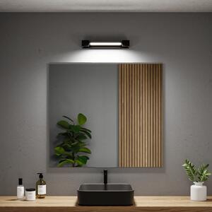 Paulmann LED απλίκι τοίχου Lucille, μαύρο, 40 cm IP44 dim, ρυθμιζόμενος, Μαύρο, Μπάνιο, Μέταλλο, σύγχρονο