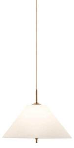 Globen Lighting Κρεμαστό φωτιστικό IRIS, κρεμ, Ø 25 cm, ρυθμιζόμενος, Μπεζ, Σαλόνι / τραπεζαρία, Ύφασμα / Κλωστοϋφαντουργία, Vintage
