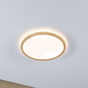 Paulmann LED-Αμπαζούρ Atria Shine Ø29cm δρυς IP44 3.000K, Ξύλου, Μπάνιο, Πλαστικό, σύγχρονο