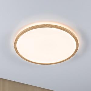 Paulmann LED οροφής Atria Shine Ø42cm δρυς IP44 3.000K, Ξύλου, Μπάνιο, Πλαστικό, σύγχρονο