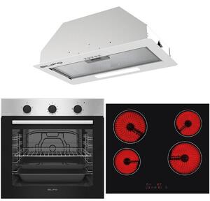 ΣΕΤ ΦΟΥΡΝΟΣ ΗΛΕΚΤΡΙΚΟΣ SF6850BOI INOX 83LT + ΕΣΤΙΑ ΚΕΡΑΜΙΚΗ SF6135 + ΜΗΧΑΝΙΣΜΟΣ ΑΠΟΡΡΟΦΗΣΗΣ SILIFO SF6615 INOX (20.65x53.5x30) (