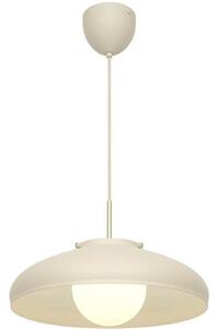 DFTP by Nordlux Κρεμαστό φωτιστικό Latif, μπεζ, Ø 40 cm, ορείχαλκος, ρυθμιζόμενος, Μπεζ, Σαλόνι / τραπεζαρία, Ορείχαλκος, Σκανδιναβικό