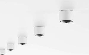 LOOM DESIGN LED-Αποφρακτικό φως οροφής Air, λευκό, αλουμίνιο, Ø 10 cm, ρυθμιζόμενος, Λευκό, Σαλόνι / τραπεζαρία, Αλουμίνιο, σύγχρονο