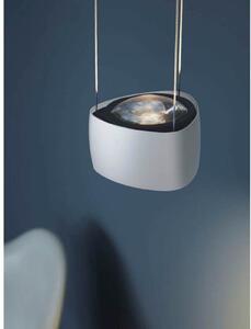 LOOM DESIGN LED κρεμαστό φωτιστικό Air, λευκό, αλουμίνιο, 13 cm, ρυθμιζόμενος, Λευκό, Σαλόνι / τραπεζαρία, Αλουμίνιο, σύγχρονο
