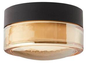 LOOM DESIGN Φωτιστικό οροφής LED Otto Convex, κεχριμπάρι, IP65, ρυθμιζόμενος, Πορτοκαλί, Μπάνιο, Γυαλί, σύγχρονο