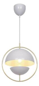 Nordlux Κρεμαστό φωτιστικό Tavia, λευκό, Ø 33 cm, μέταλλο, ρυθμιζόμενος, Λευκό, Σαλόνι / τραπεζαρία, Μέταλλο, Σκανδιναβικό