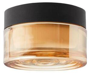 LOOM DESIGN Φωτιστικό οροφής LED Otto Wave, κεχριμπάρι, IP65, ρυθμιζόμενος, Πορτοκαλί, Γυαλί, σύγχρονο