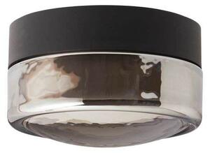 LOOM DESIGN Φωτιστικό οροφής LED Otto Convex, γκρι, IP65, ρυθμιζόμενος, Γκρι, Μπάνιο, Γυαλί, σύγχρονο