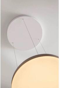LOOM DESIGN LED κρεμαστό φωτιστικό Avela, γκρι, αλουμίνιο, Ø 36cm, ρυθμιζόμενος, Μπεζ, Σαλόνι / τραπεζαρία, Αλουμίνιο, σύγχρονο