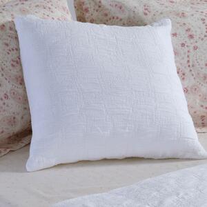 Διακοσμητική Μαξιλαροθήκη (50x50) Nef-Nef Homeware Smart Charisma White